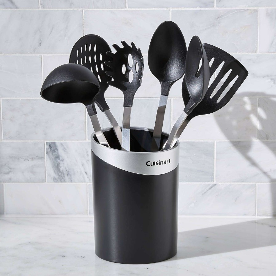 Kitchen Tools & Accessories * | Excellent Quality Cuisinart 7-Piece Kitchen Tool Set With Utensil Crock