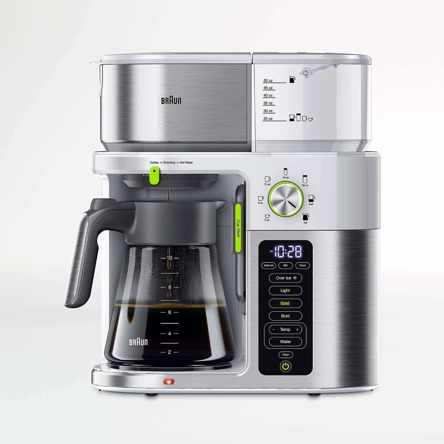 Coffee & Espresso & Tea * | Official Braun White Multiserve Coffee Maker