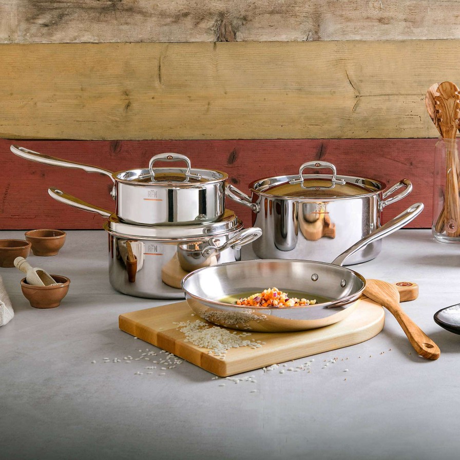 Cookware * | Good Quality Rfn By Ruffoni Copper Core 7-Piece Cookware Set