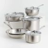 Cookware * | Cheap Online All-Clad D3 Curated 10-Piece Set