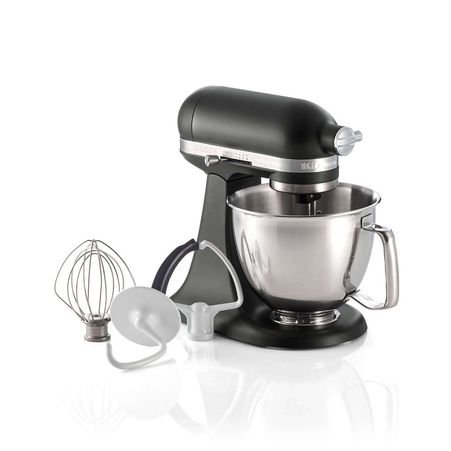 Appliances & Electrics * | New Kitchenaid Artisan Mini 3.5-Quart Tilt-Head Matte Black Stand Mixer