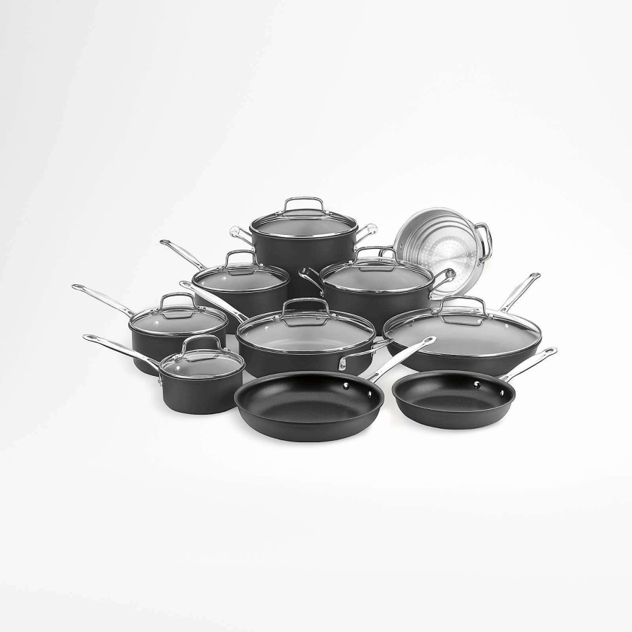 Cookware * | Official Cuisinart Chef'S Classic 17-Piece Hard-Anodized Non-Stick Cookware Set