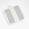 Kitchen Linens * | Best Sale Cuisine Stripe Alloy Grey Pot Holder