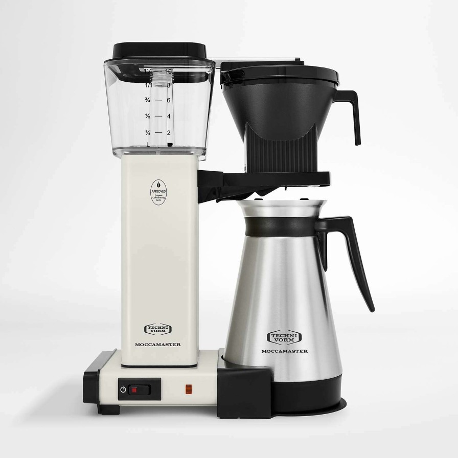 Coffee & Espresso & Tea * | Good Quality Moccamaster Kbgt Thermal Brewer 10-Cup Off-White Coffee Maker