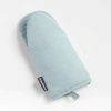 Kitchen Linens * | Latest Silicone Grip Blue Mist Oven Mitt