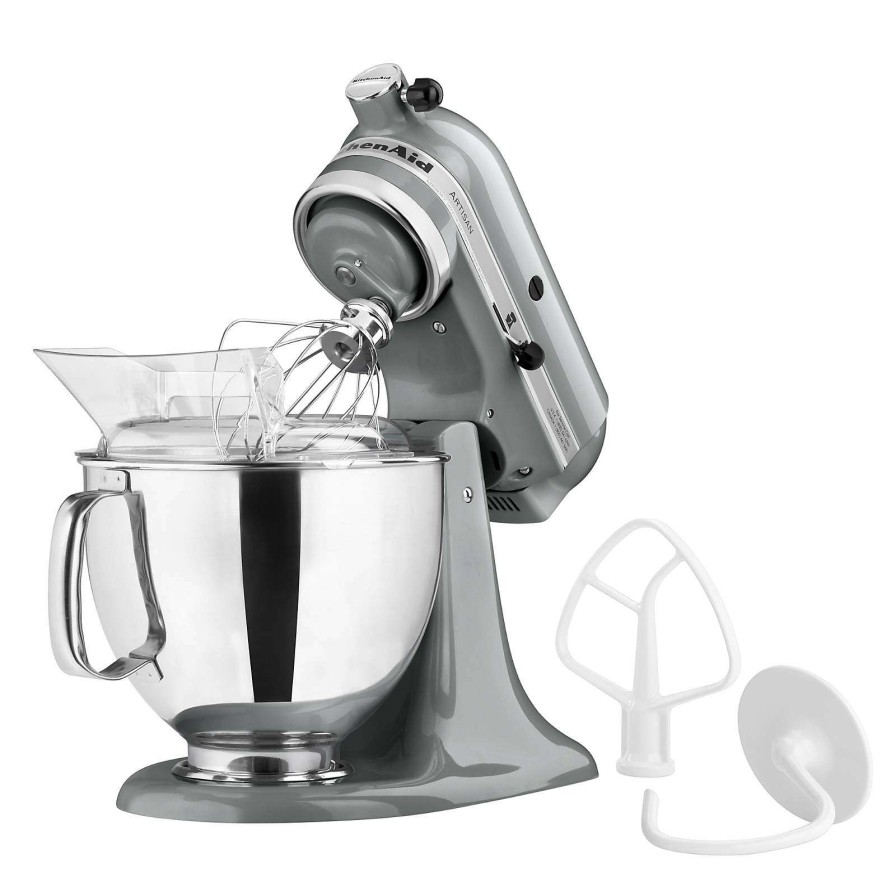 Appliances & Electrics * | Best Sale Kitchenaid Artisan Series Metallic Chrome 5-Quart Tilt-Head Stand Mixer