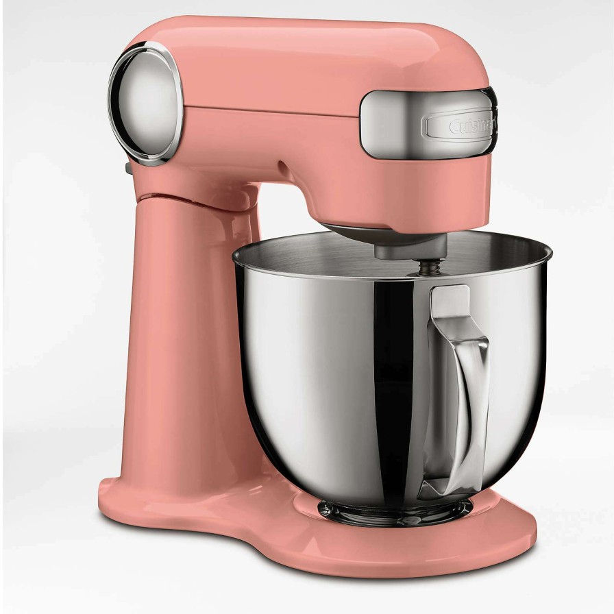 Appliances & Electrics * | Best-Selling Cuisinart Precision Master Blushing Coral 5.5-Qt. Tilt-Head Stand Mixer