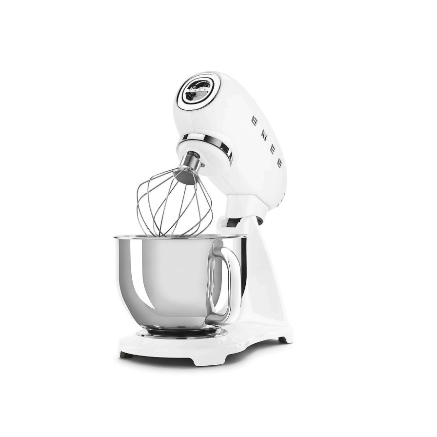 Appliances & Electrics * | Discount Online Smeg Full-Color White 5-Qt. Stand Mixer