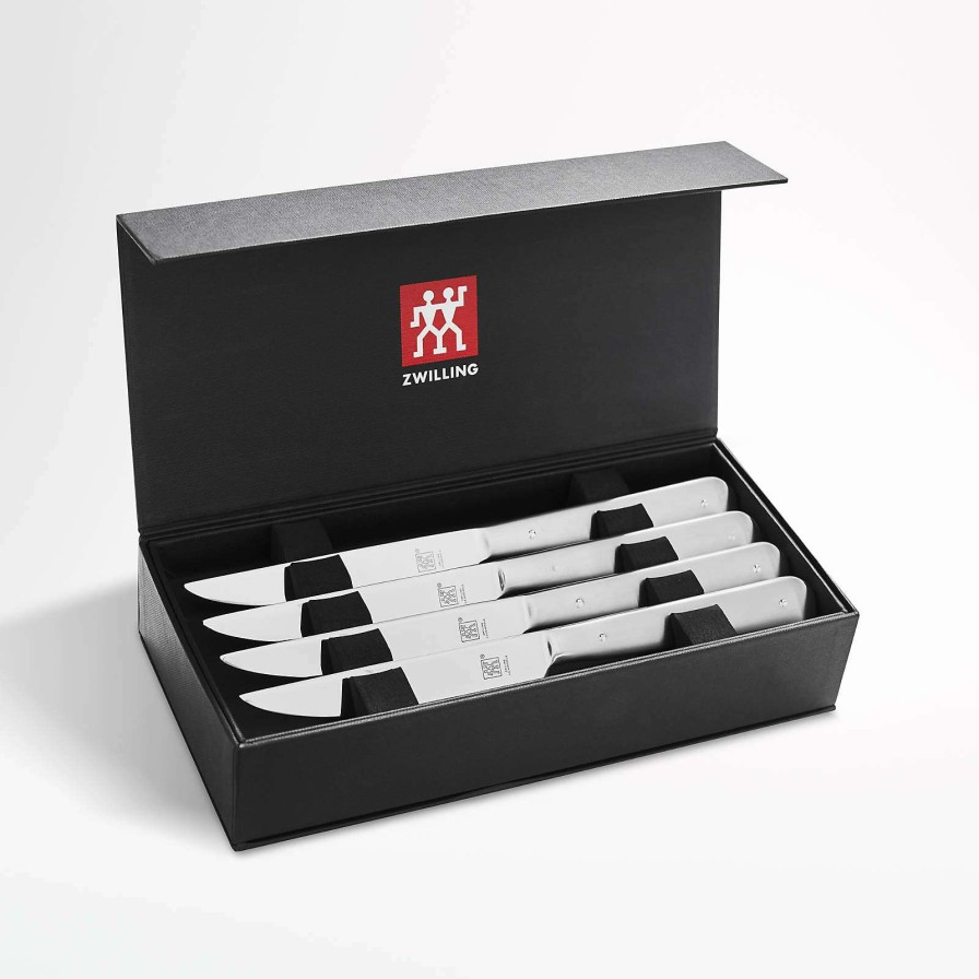 Cutlery * | Outlet Zwilling J.A. Henckels Porterhouse 8-Piece Stainless Steel Steak Knife Set