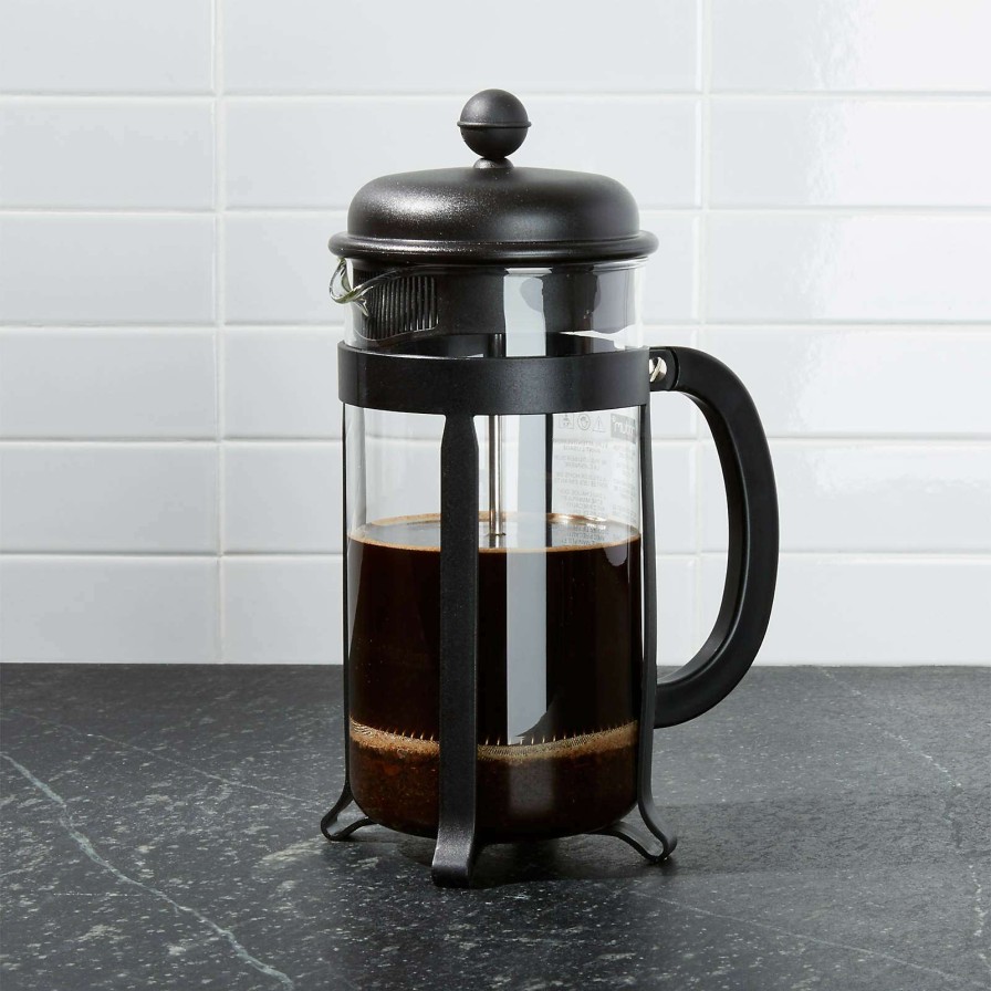 Coffee & Espresso & Tea * | New Bodum 8-Cup Java Black French Press Coffee Maker