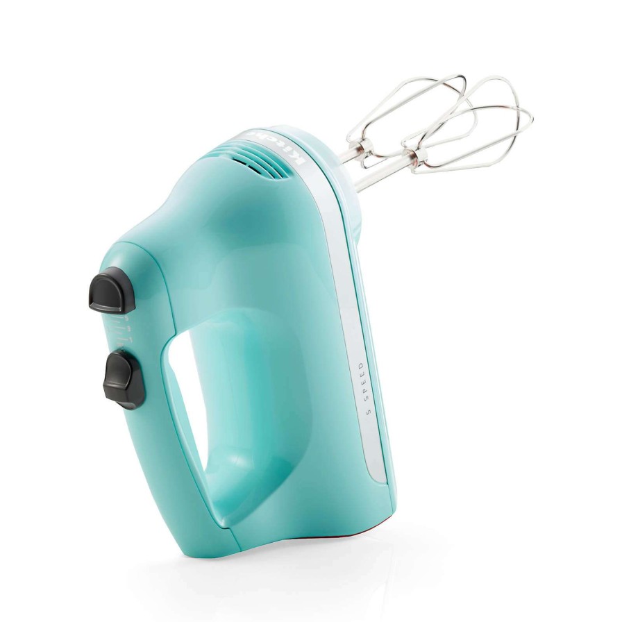 Appliances & Electrics * | Latest Kitchenaid Ice Blue 5-Speed Hand Mixer