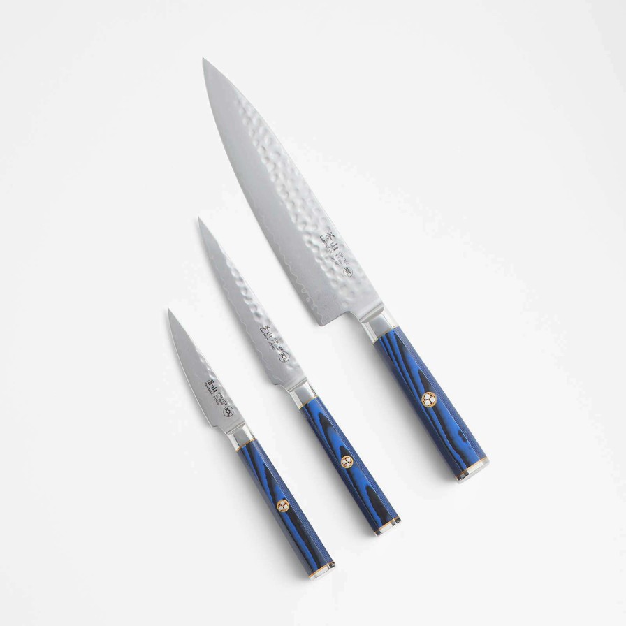 Cutlery * | Latest Cangshan Kita Blue 3-Piece Starter Set