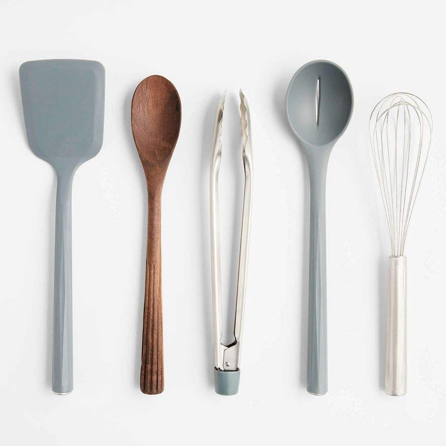 Kitchen Tools & Accessories * | Online Chef'N 6-Piece Tool Set With Crock