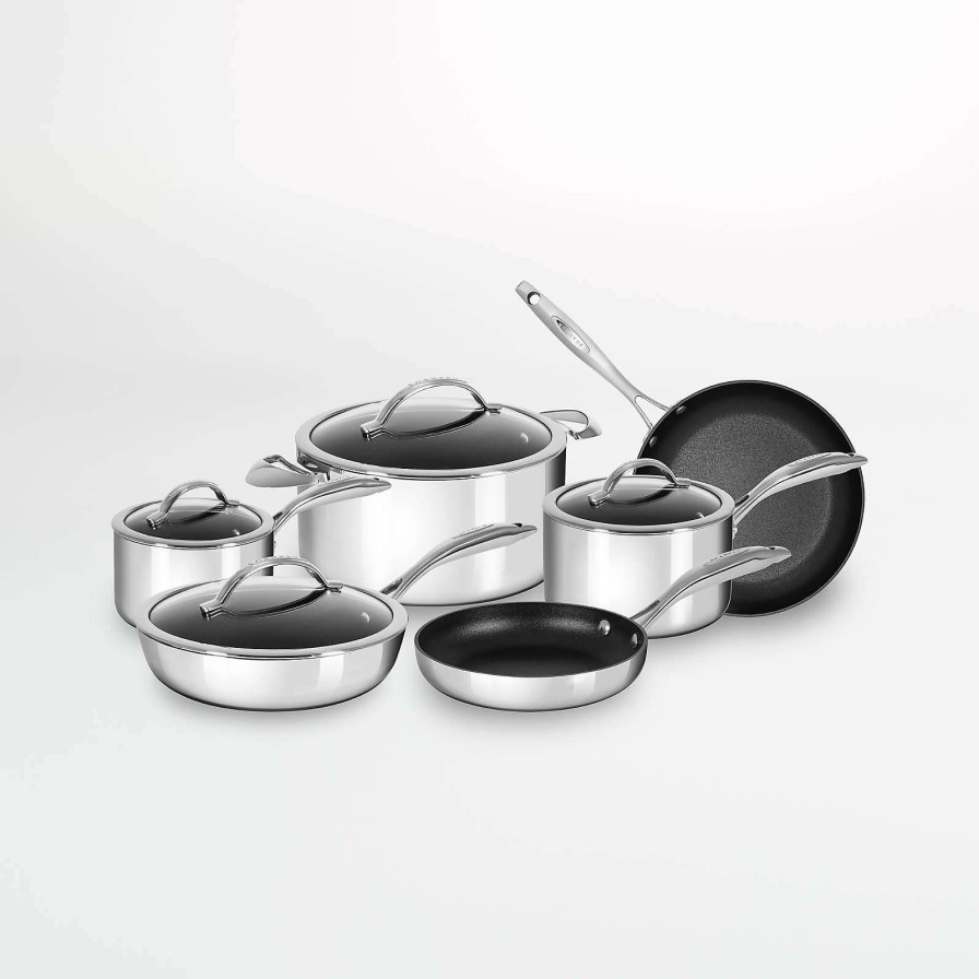 Cookware * | Discount Online Scanpan Haptiq 10-Piece Cookware Set