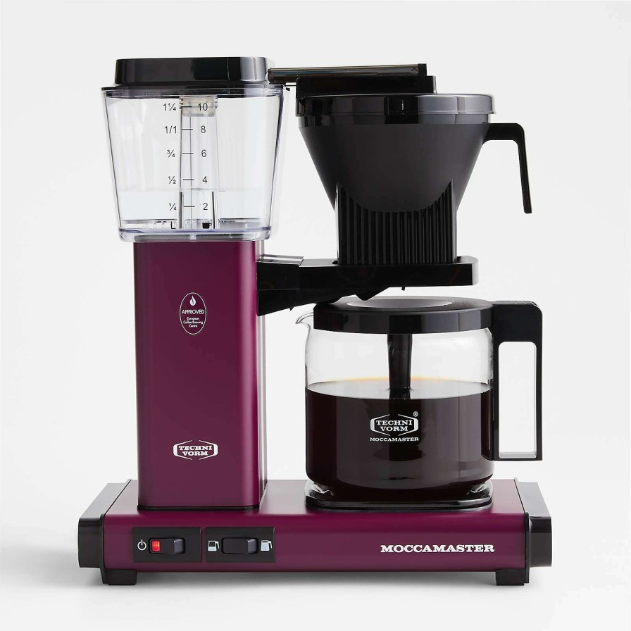 Coffee & Espresso & Tea * | With Discount Moccamaster Kbgv Glass Brewer 10-Cup Beetroot Coffee Maker