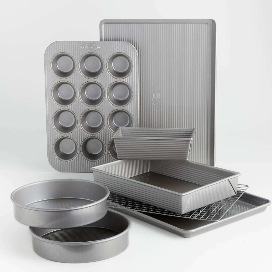 Bakeware * | Cheap Online Usa Pan 8-Piece Non-Stick Bakeware Set