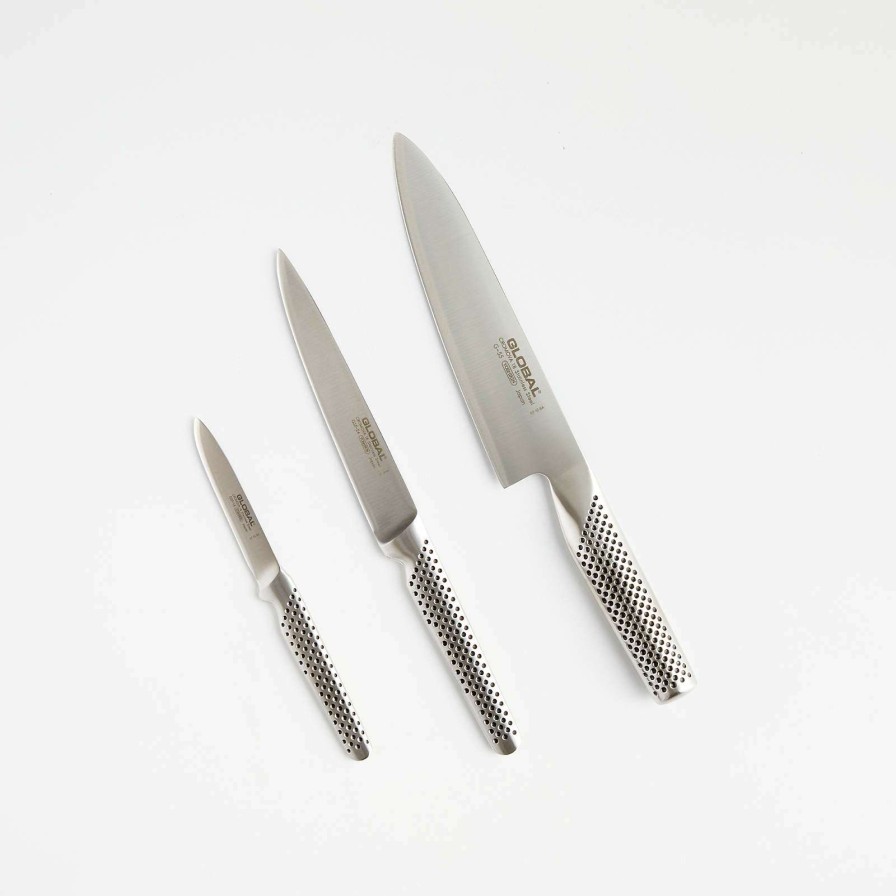 Cutlery * | Latest Global Classic 3-Piece Knife Set