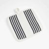 Kitchen Linens * | Online Cuisine Stripe Black Pot Holder