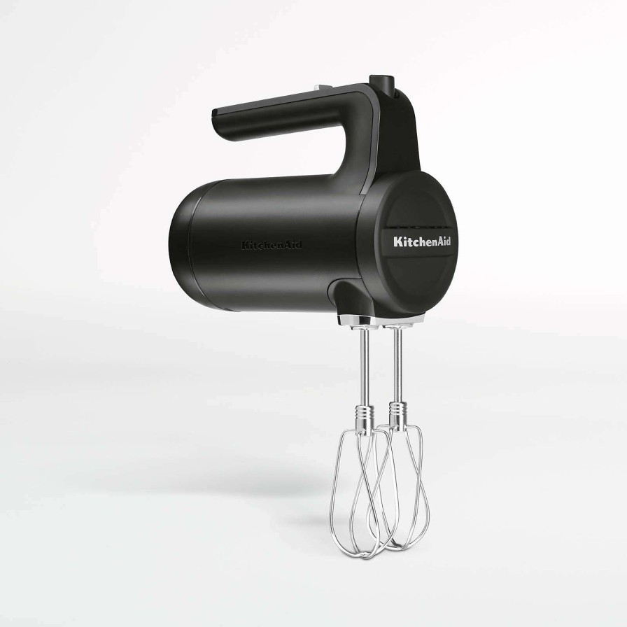 Appliances & Electrics * | Official Kitchenaid Black Cordless Hand Mixer