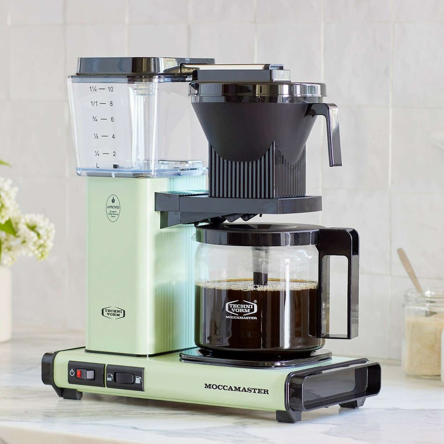 Coffee & Espresso & Tea * | Latest Moccamaster Kbgv Glass Brewer 10-Cup Pistachio Coffee Maker