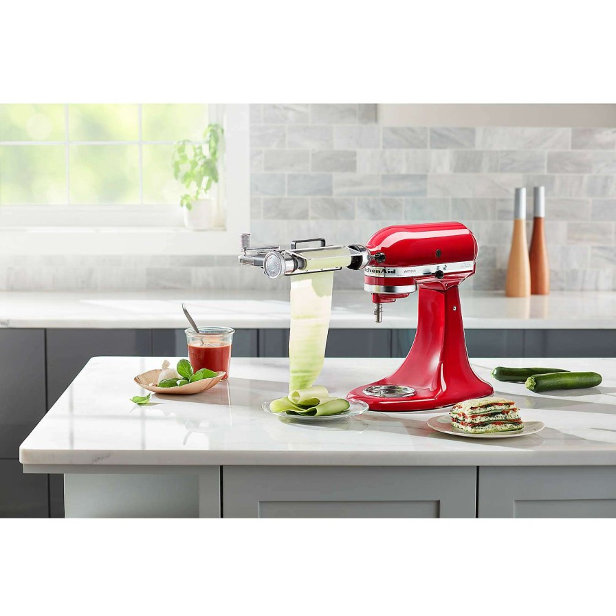 Appliances & Electrics * | Best-Selling Kitchenaid Stand Mixer Veggie Sheet Cutter Attachment