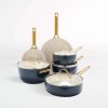 Cookware * | Latest Greenpan Reserve Twilight 10-Piece Ceramic Non-Stick Cookware Set