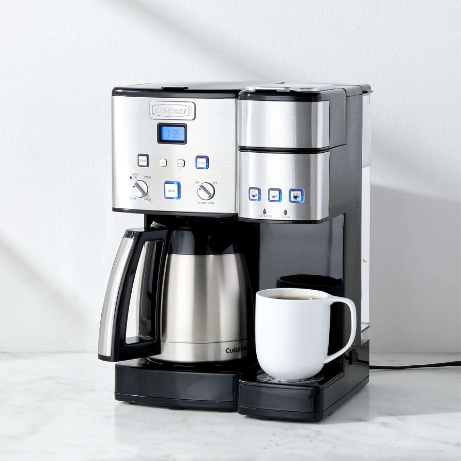 Coffee & Espresso & Tea * | Latest Cuisinart Coffee Center 10-Cup Thermal Coffee Maker And Single-Serve Brewer