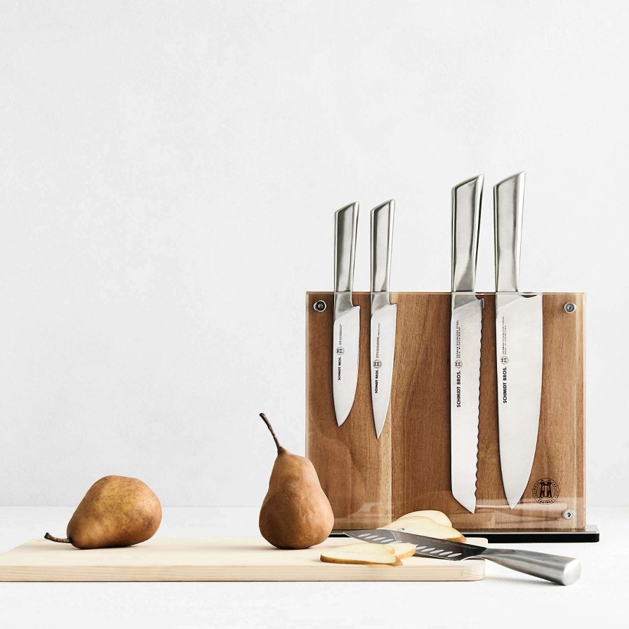 Cutlery * | Online Schmidt Brothers Stainless Steel 10-Piece Knife Block Set