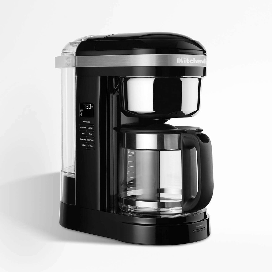 Coffee & Espresso & Tea * | Outlet Kitchenaid Onyx Black 12-Cup Drip Coffee Maker