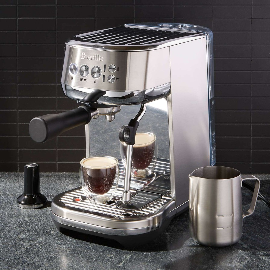 Coffee & Espresso & Tea * | With Discount Breville Bambino Plus Stainless Steel Espresso Machine