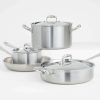 Cookware * | Discount Online Rfn By Ruffoni Stainless Steel 7-Piece Cookware Set