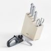 Cutlery * | With Discount Wusthof Gourmet Grey 7-Piece Knife Block Set