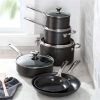 Cookware * | With Discount Le Creuset Pro 10-Piece Toughened Non-Stick Cookware Set