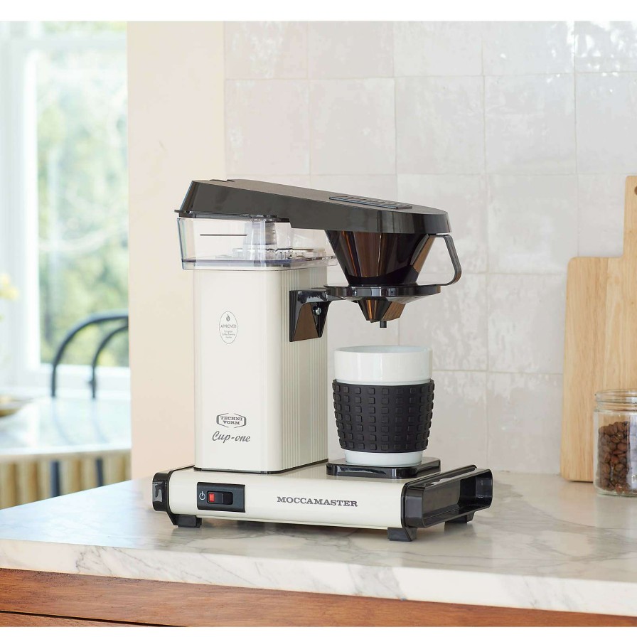 Coffee & Espresso & Tea * | Best-Selling Moccamaster Off-White Single-Serve Coffeemaker