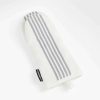 Kitchen Linens * | With Discount Cuisine Stripe Alloy Grey Oven Mitt