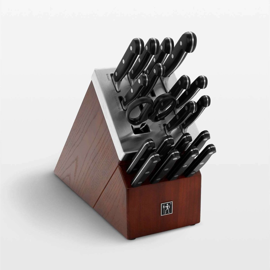 Cutlery * | Online Sale Zwilling Classic Precision 20-Piece Knife Block Set