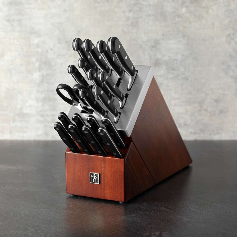 Cutlery * | Online Sale Zwilling Classic Precision 20-Piece Knife Block Set