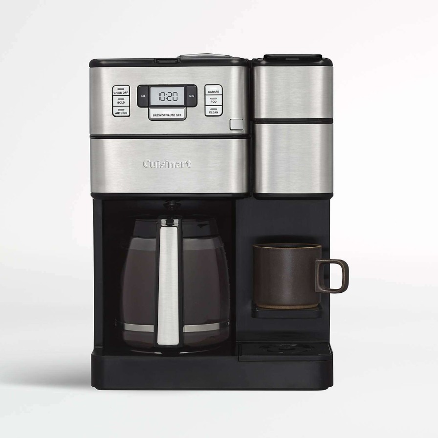 Coffee & Espresso & Tea * | Official Cuisinart Coffee Center Grind & Brew Plus Coffee Maker And Single-Serve Brewer