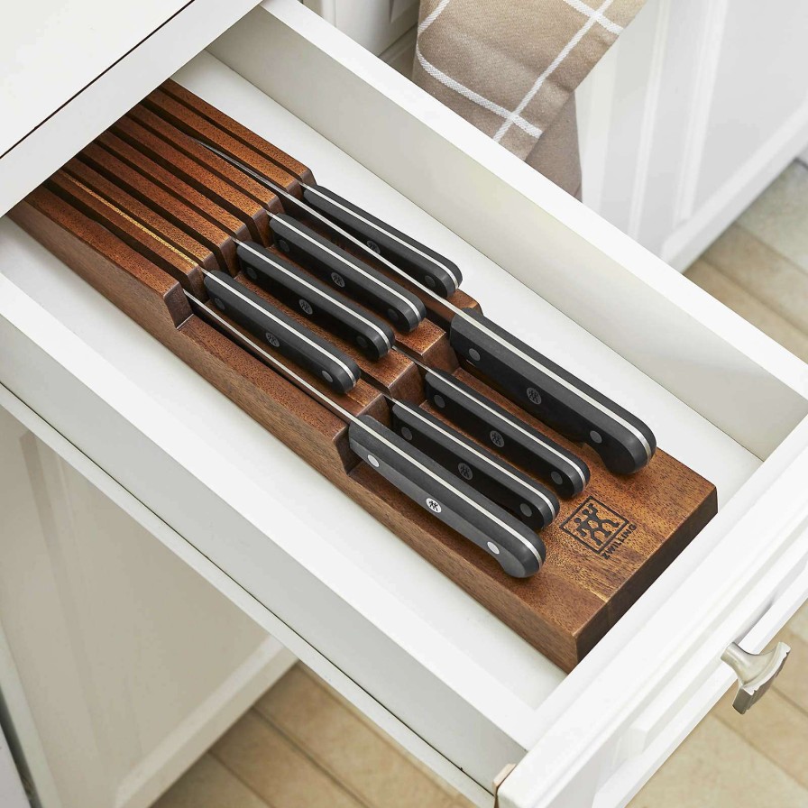 Cutlery * | New Zwilling Gourmet 9-Piece In-Drawer Knife Set