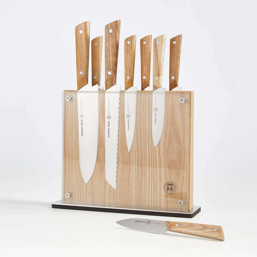 Cutlery * | Cheap Online Schmidt Brothers Hex 9-Piece Knife Block Set