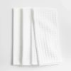 Kitchen Linens * | Official Absorbent Multi-Weave White Dish Towels, Set Of 3