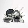 Cookware * | Official Viking Hard-Anodized Non-Stick 10-Piece Cookware Set