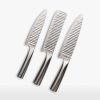 Cutlery * | New Schmidt Brothers Evolution 3-Piece Nakiri And Chef'S Knife Set