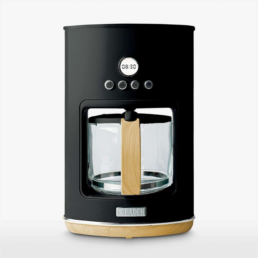 Coffee & Espresso & Tea * | Good Quality Haden Dorchester Ultra Matte Black Programmable Drip Coffee Maker