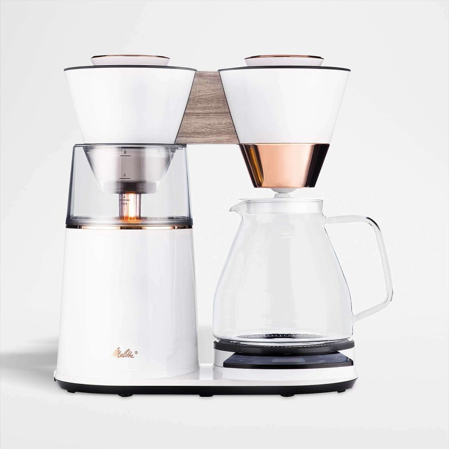 Coffee & Espresso & Tea * | Best Choice Melitta Vision White 12-Cup Drip Coffee Maker