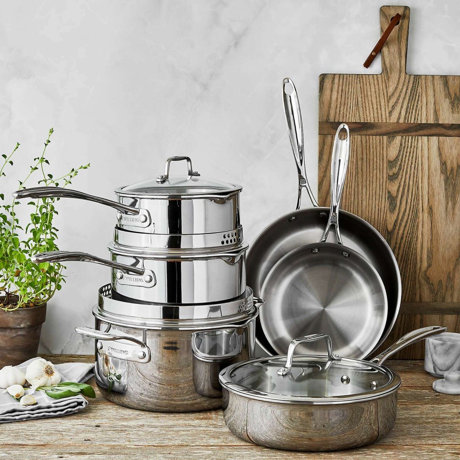 Cookware * | Best-Selling Zwilling Clad Xtreme 10-Piece Polished Stainless Steel Cookware Set