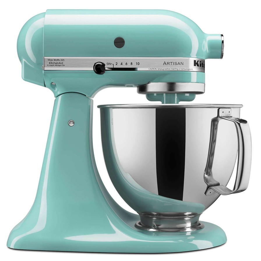 Appliances & Electrics * | Best Sale Kitchenaid Artisan Series Aqua Sky 5-Quart Tilt-Head Stand Mixer