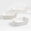 Bakeware * | Good Quality Marin White Bakers, Set Of 3