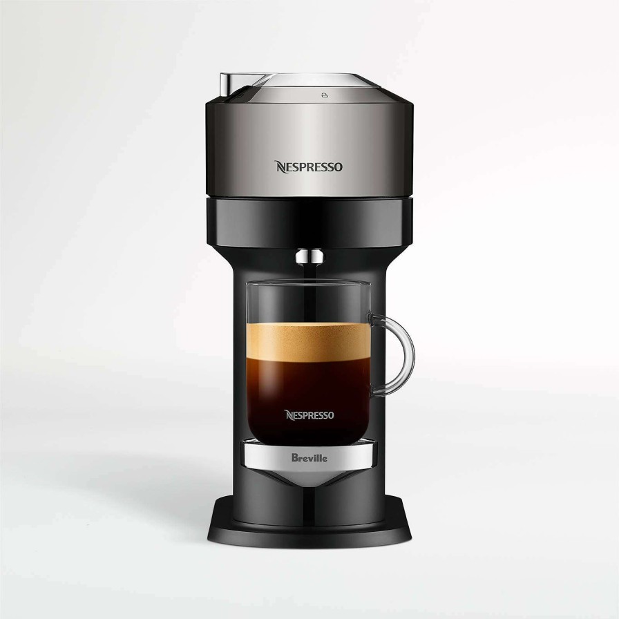 Coffee & Espresso & Tea * | Sells Cheap Nespresso By Breville Vertuo Next Dark Chrome Coffee And Espresso Machine