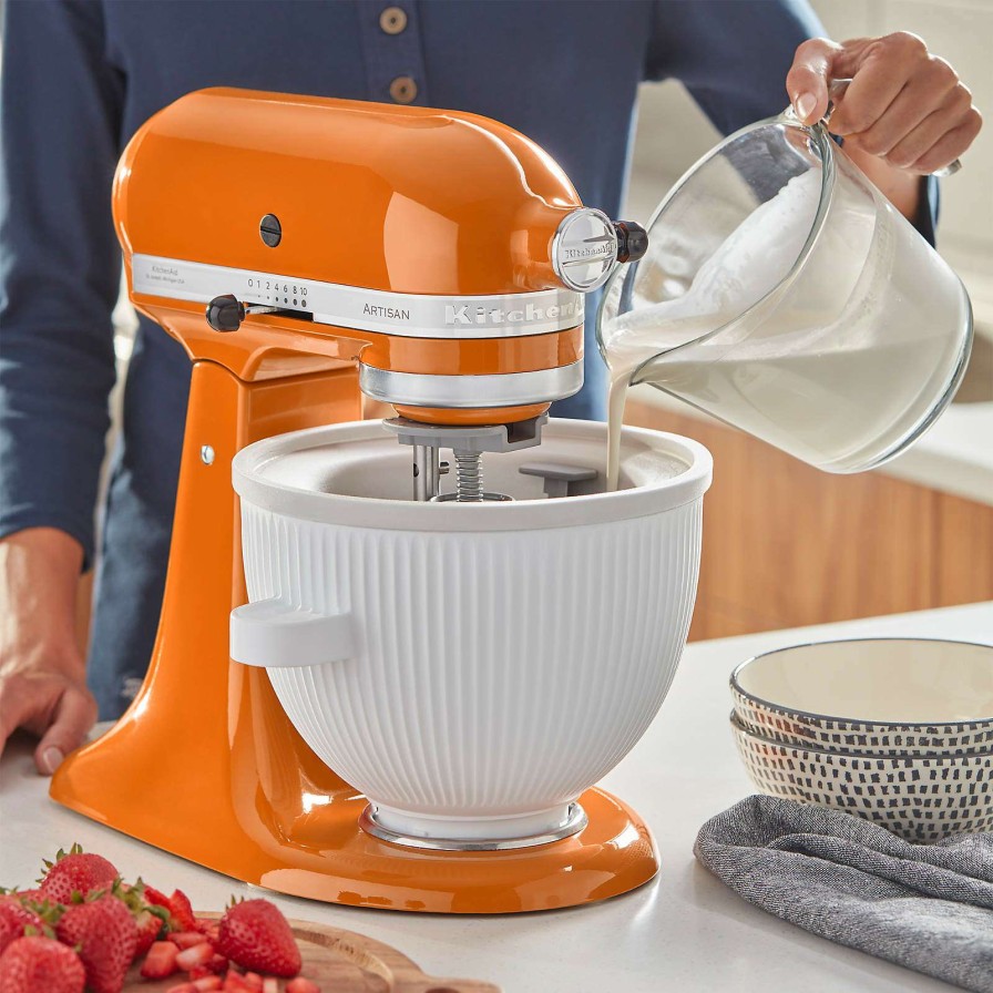 Appliances & Electrics * | Best-Selling Kitchenaid Stand Mixer Ice Cream Maker Attachment